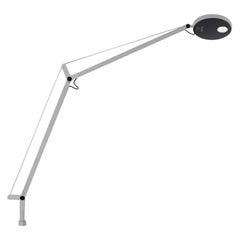 Artemide Demetra LED 27K Table Lamp in White with Desk Support