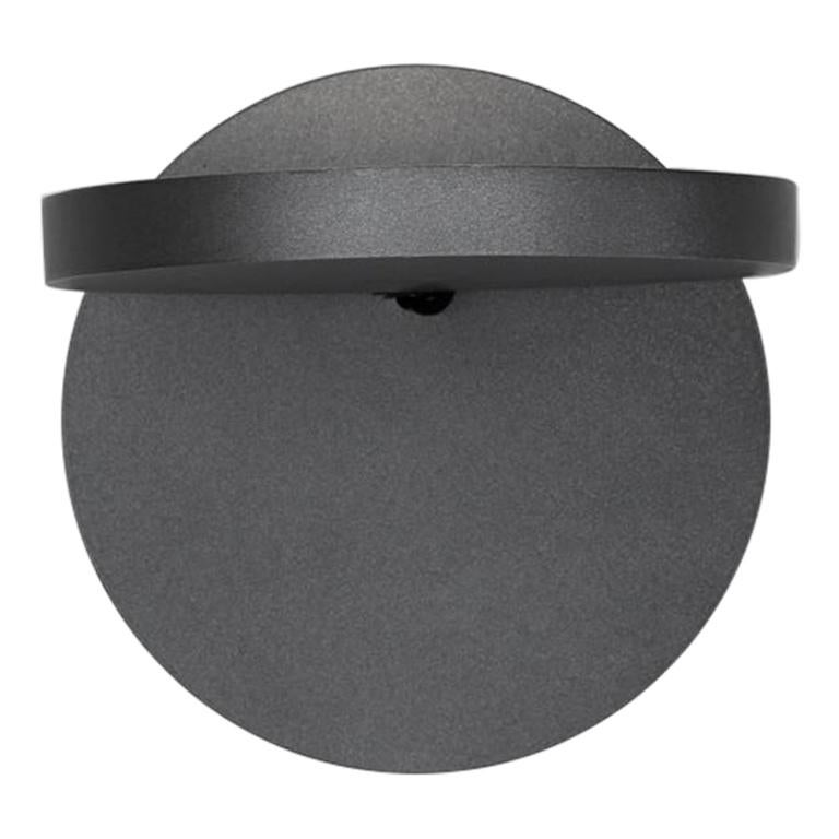Artemide Demetra LED 27K Wall Spot Lamp in Anthracite Gray without Switch For Sale