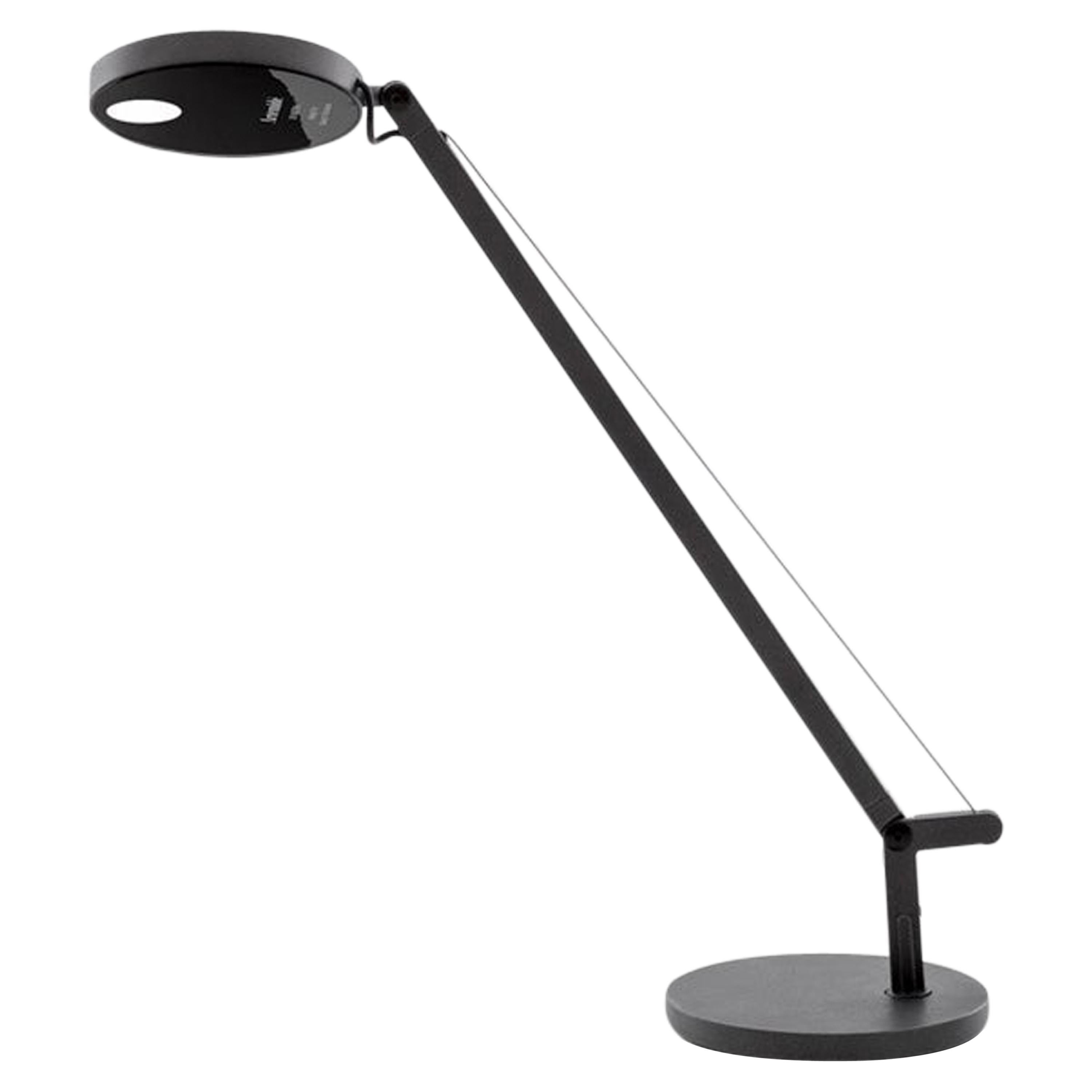 Artemide Demetra Micro LED 7W 30K Table Lamp in Anthracite Grey by Naoto Fukasaw For Sale