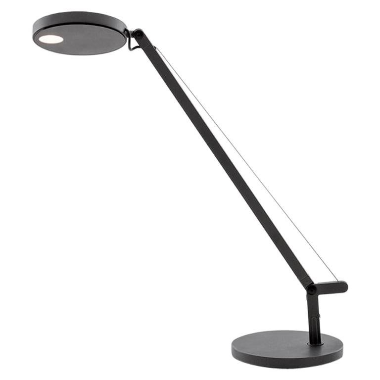 Artemide Demetra Micro LED 7W 30K Table Lamp in Matte Black by Naoto Fukasawa For Sale