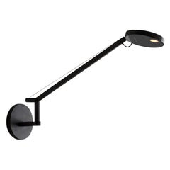 Artemide Demetra Micro LED 7W 30K  Wall Lamp in Matte Black by Naoto Fukasawa