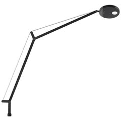 Artemide Demetra Micro LED Table Lamp in Black with Dest Support, Naoto Fukasawa