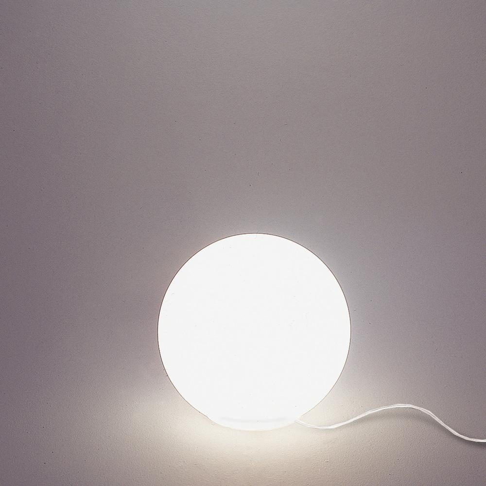 Italian Artemide Dioscuri 25 E26 Table Lamp in White by Michele De Lucchi