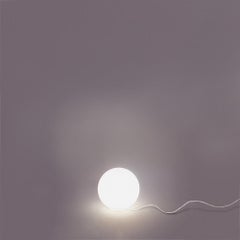 Artemide Dioscuri 35 E26 Table Lamp in White by Michele De Lucchi