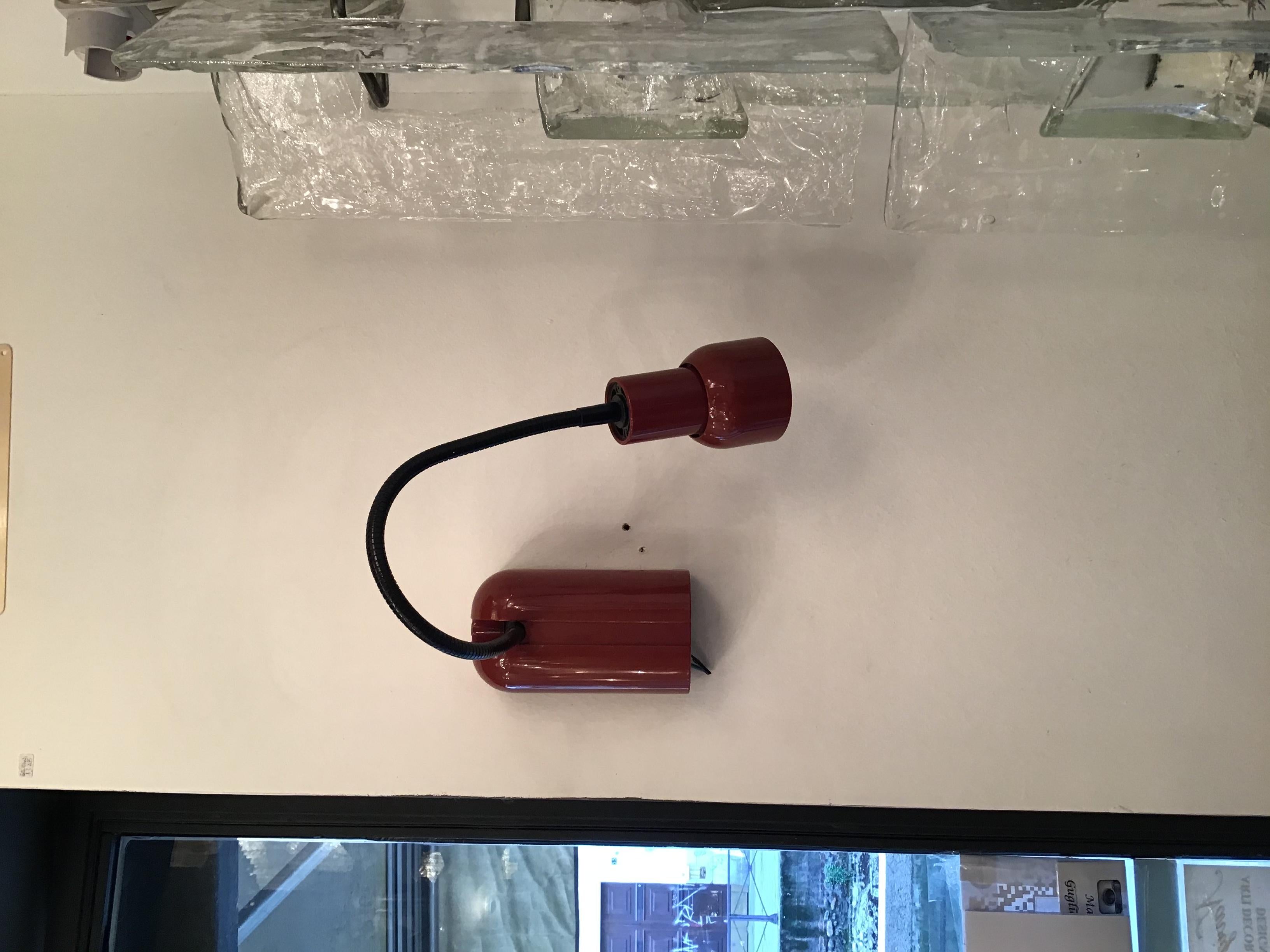 20ième siècle Appliques réglables Artemide E Gismondi en métal et plastique, 1970, Italie en vente