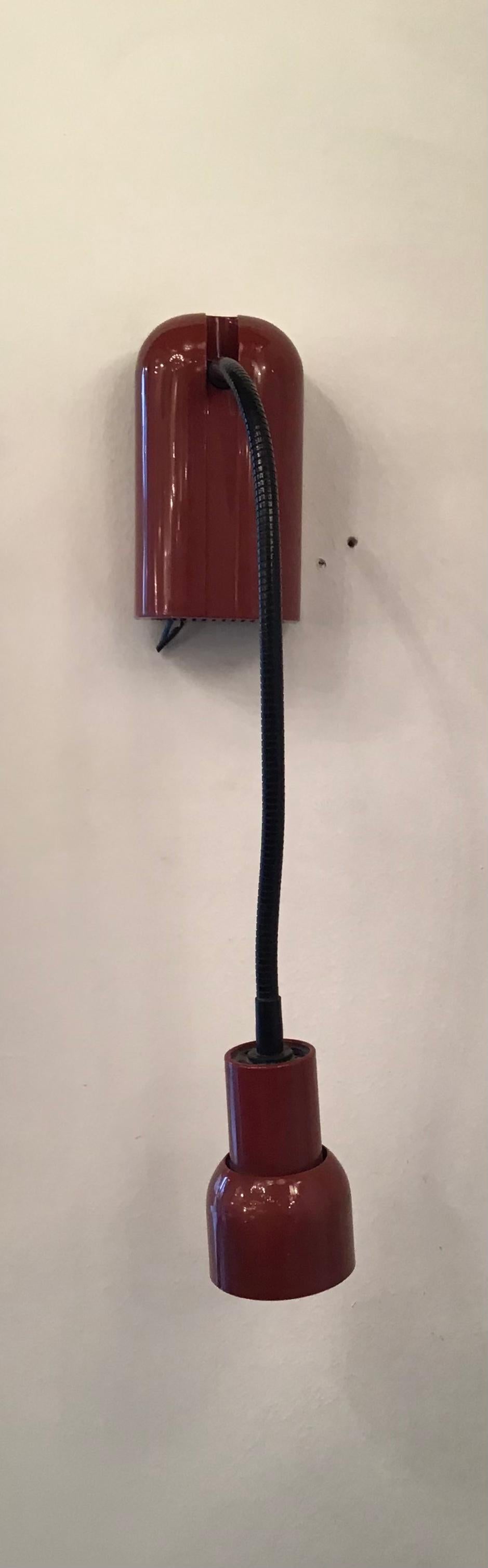 Appliques réglables Artemide E Gismondi en métal et plastique, 1970, Italie en vente 1