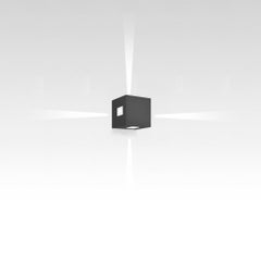 Artemide Effetto Square Narrow Spotlight in Gray with 4 Beams, Ernesto Gismondia