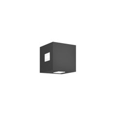 Lampe carrée étroite Artemide Effetto en gris avec 4 pouces, Ernesto Gismondia