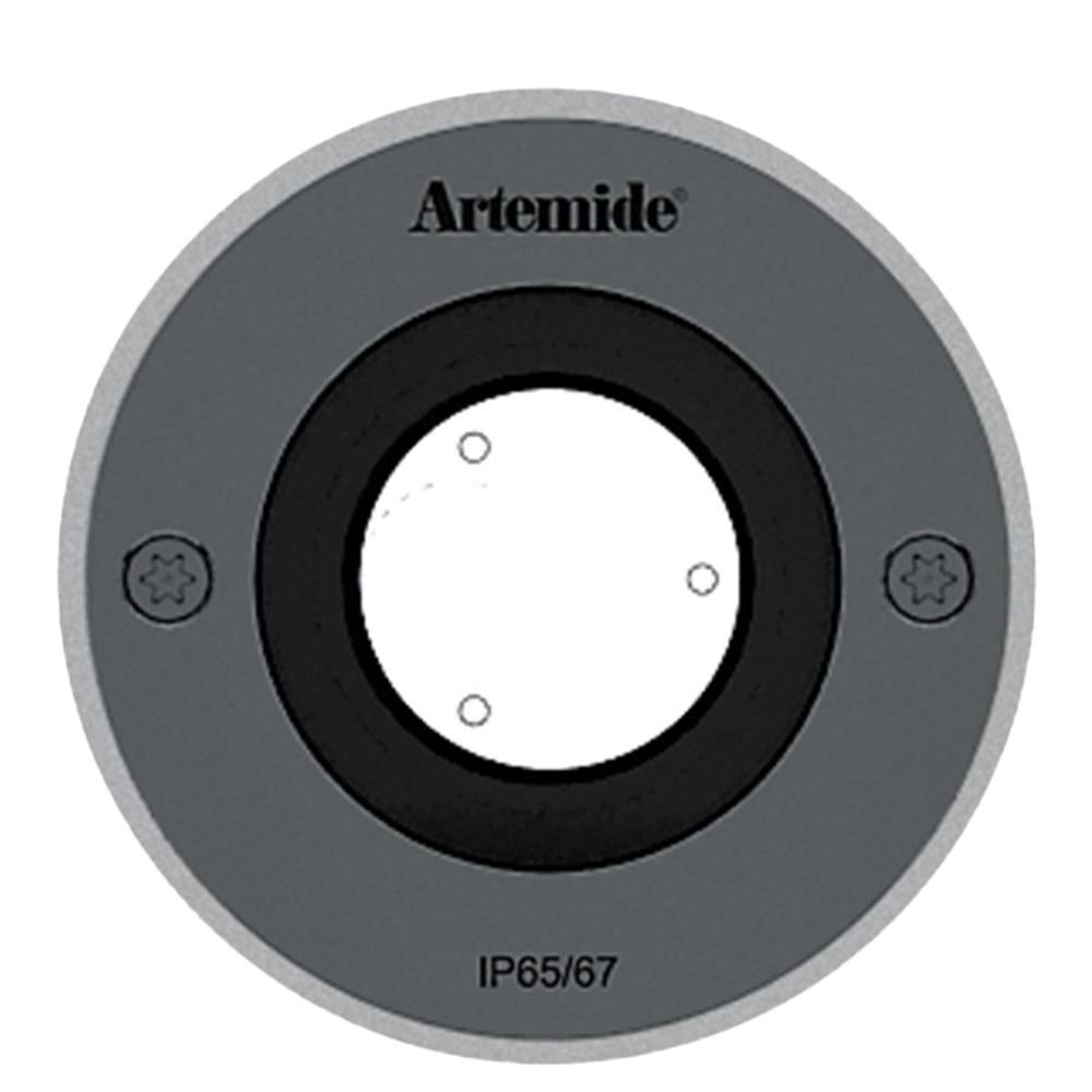 Artemide Ego 90 Round 24° Downlight in Stainless Steel by Ernesto Gismondi For Sale