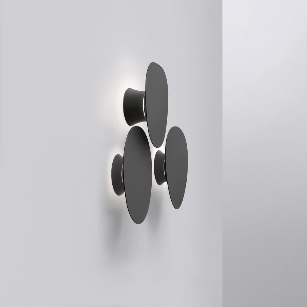 Contemporary Artemide Facce Wall or Ceiling Alpha Light in Gray by Sung Jang & Martin Thaler For Sale