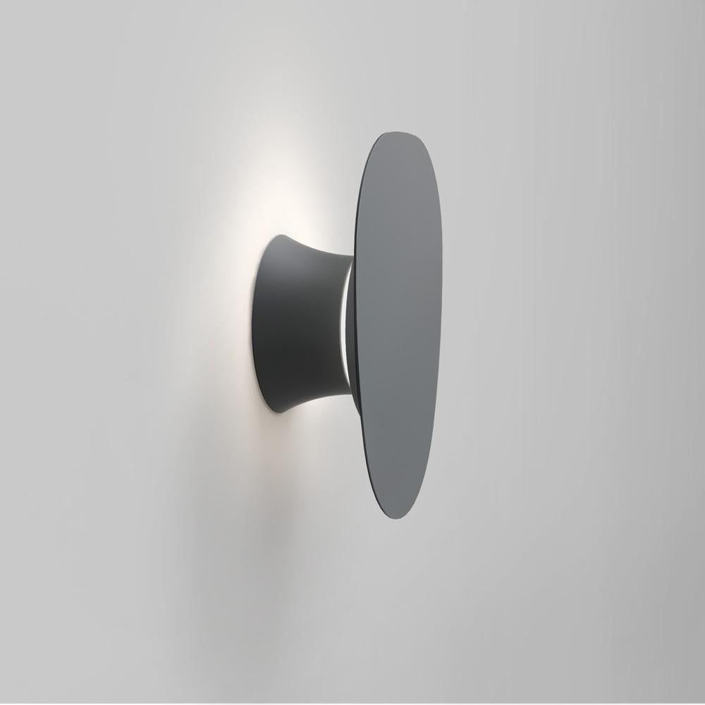 Canadian Artemide Facce Wall or Ceiling Tetro Light in Gray by Sung Jang & Martin Thaler For Sale