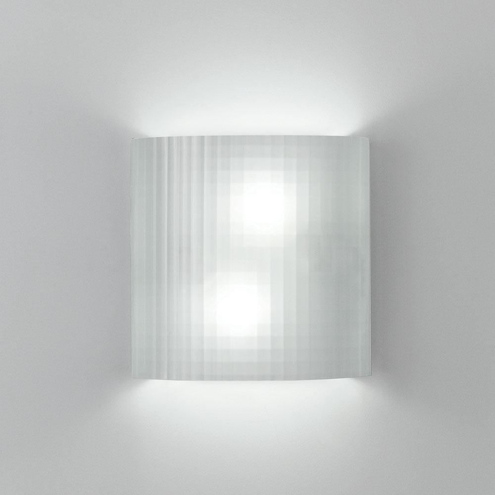 Modern Artemide Facet Wall Light in White by Ron Rezek For Sale