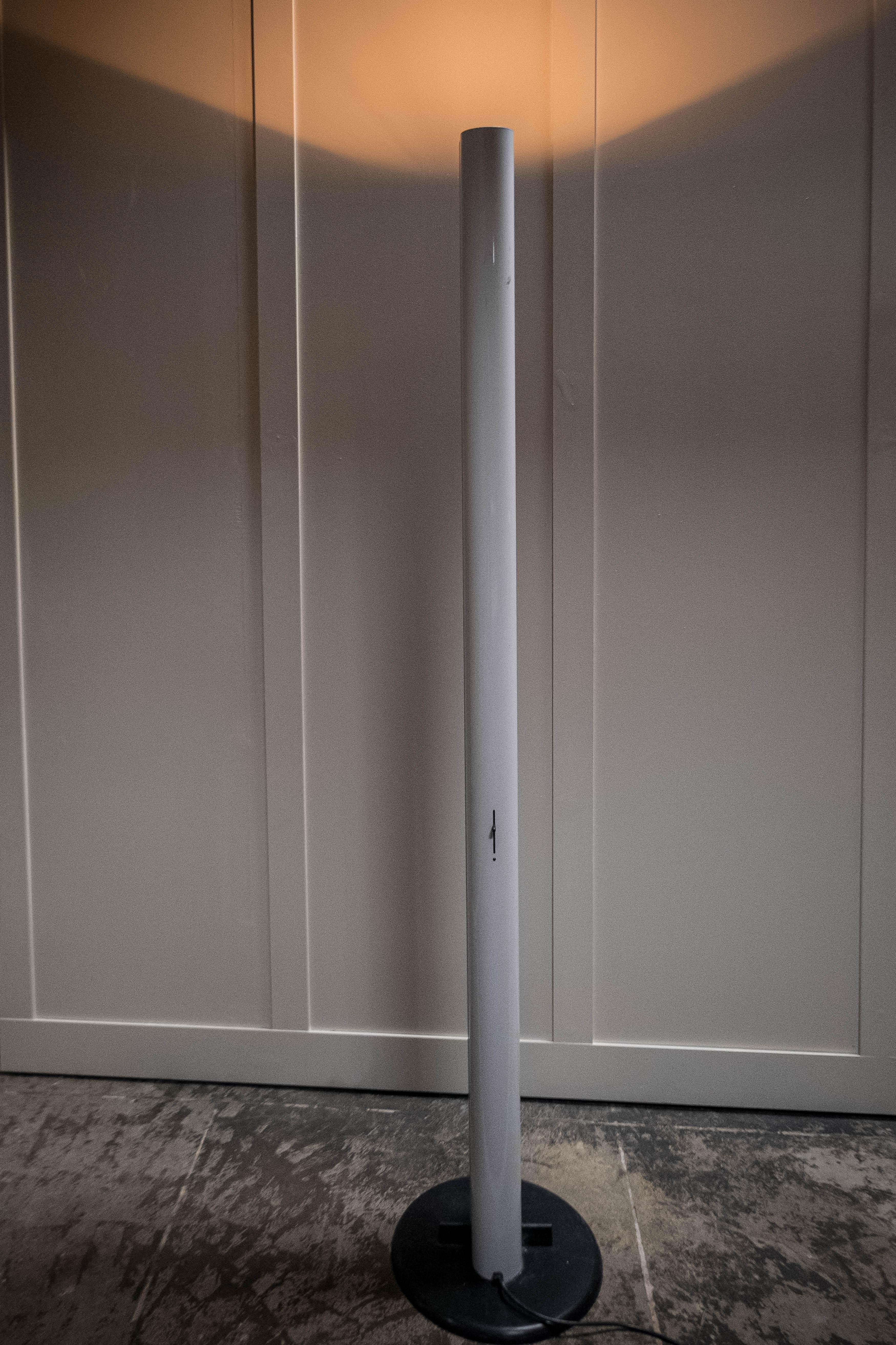 Polished Artemide Floor Lamp by Gianfranco Frattini, 1997 For Sale
