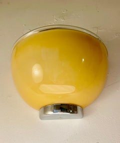 Artemide for Vistosi Murano gold Glass wall lighting , Italy, 1990s