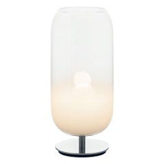 Artemide Gople Classic Max 22W E26 Table Lamp in Smoked White