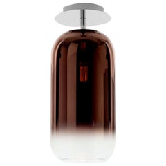 Artemide Gople Mini Max 7W E12 Ceiling Light in Copper by Bjarke Ingels Group