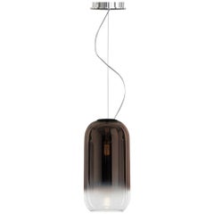 Artemide Gople Mini Max 7W E12 Supension Light in Bronze by Bjarke Ingels Group