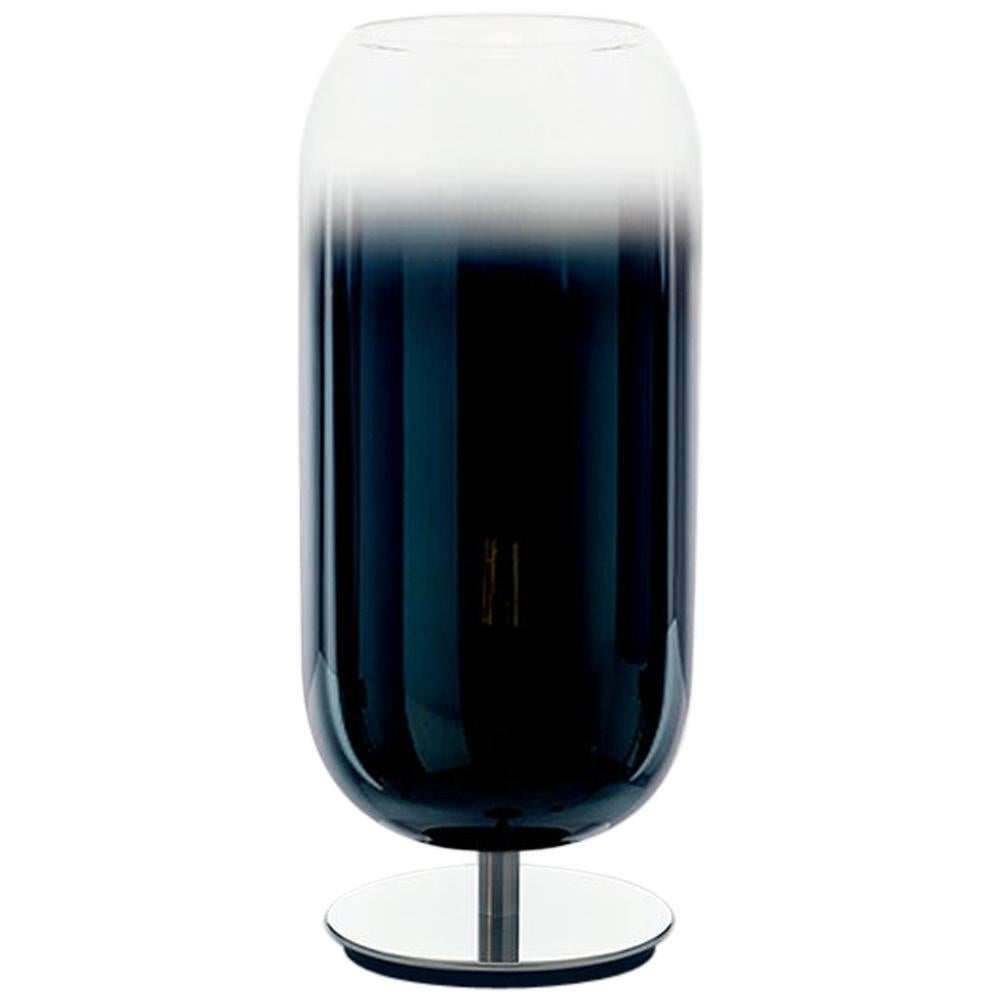 Artemide Gople Mini Max 7W E12 Table Lamp in Blue by Bjarke Ingels Group For Sale
