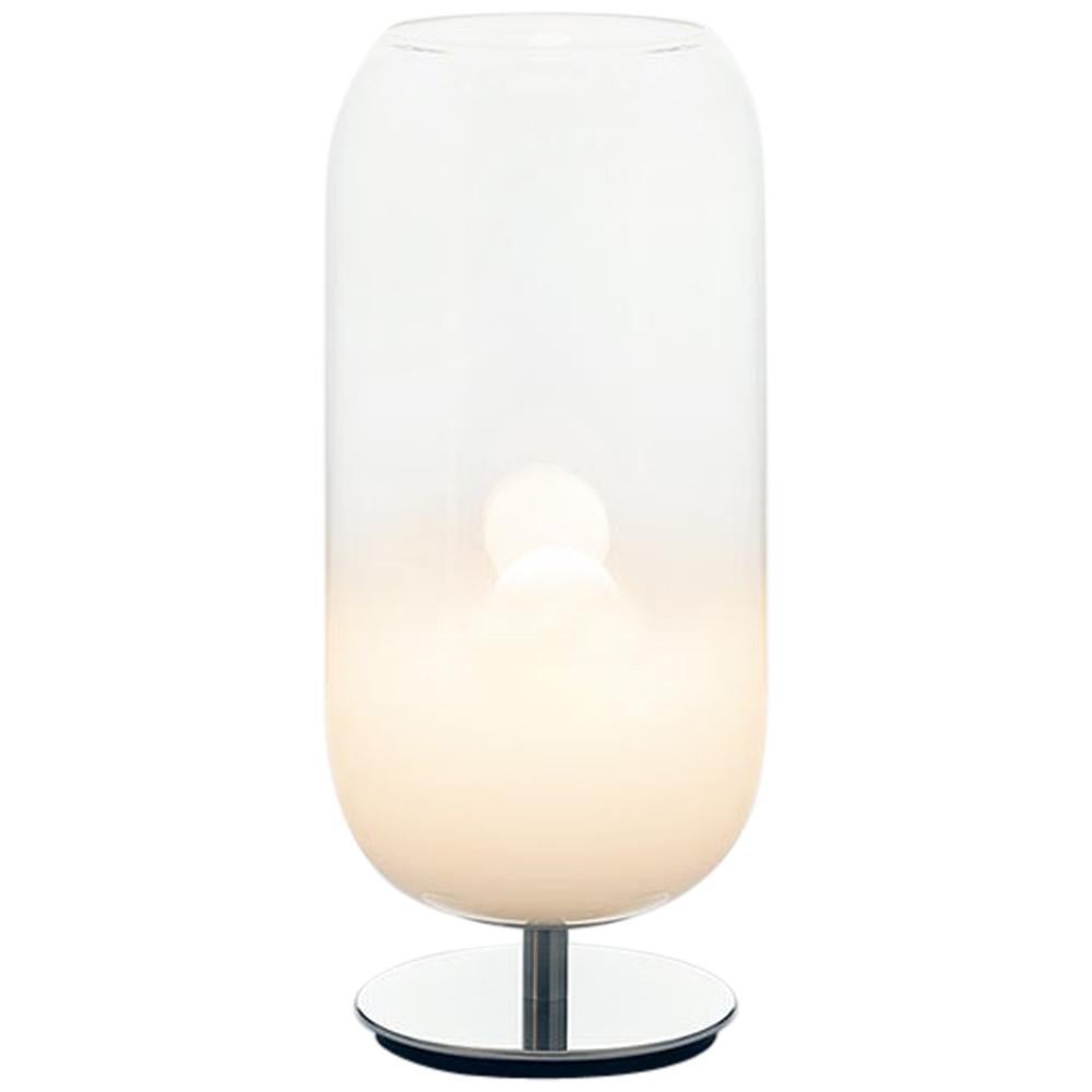 Artemide Gople Mini Max 7W E12 Table Lamp in White by Bjarke Ingels Group