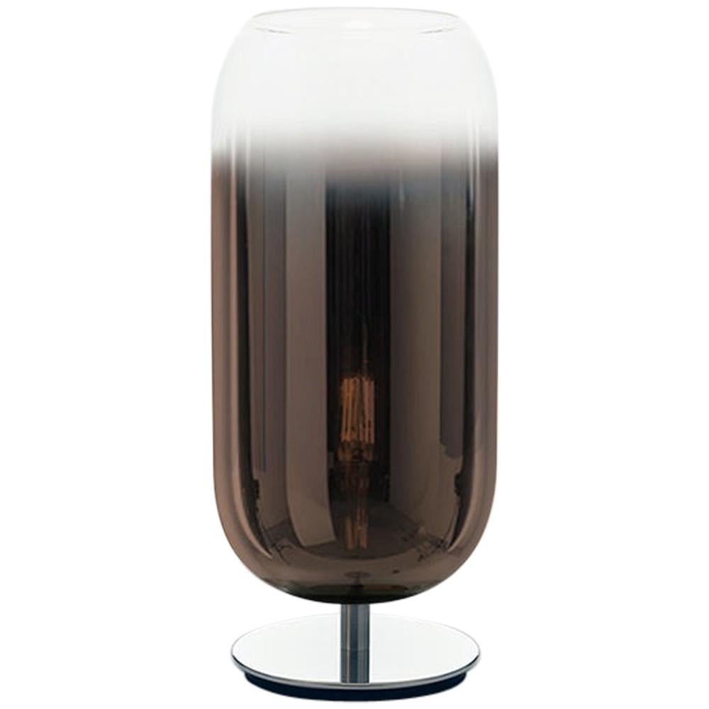 Artemide Gople Mini Max 7W E12 Table Lamp Max in Bronze  by Bjarke Ingels Group For Sale
