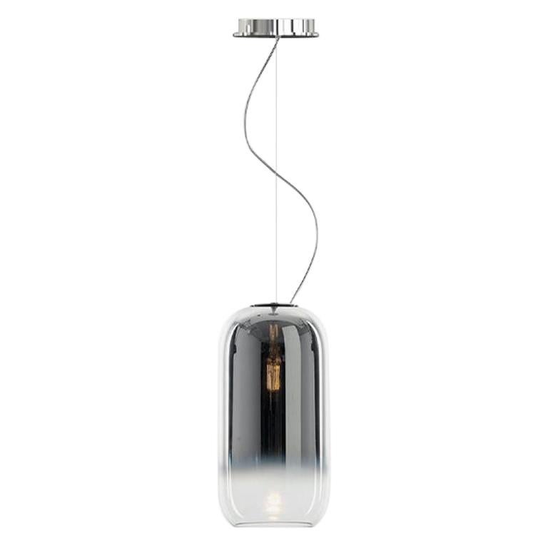 Artemide Gople Mini Suspension Light in Chrome by Bjarke Ingels Group For Sale