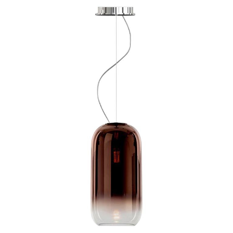 Artemide Gople Mini Suspension Light in Copper by Bjarke Ingels Group For Sale