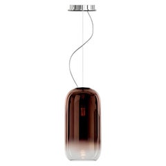 Artemide Gople Mini Suspension Light in Copper by Bjarke Ingels Group