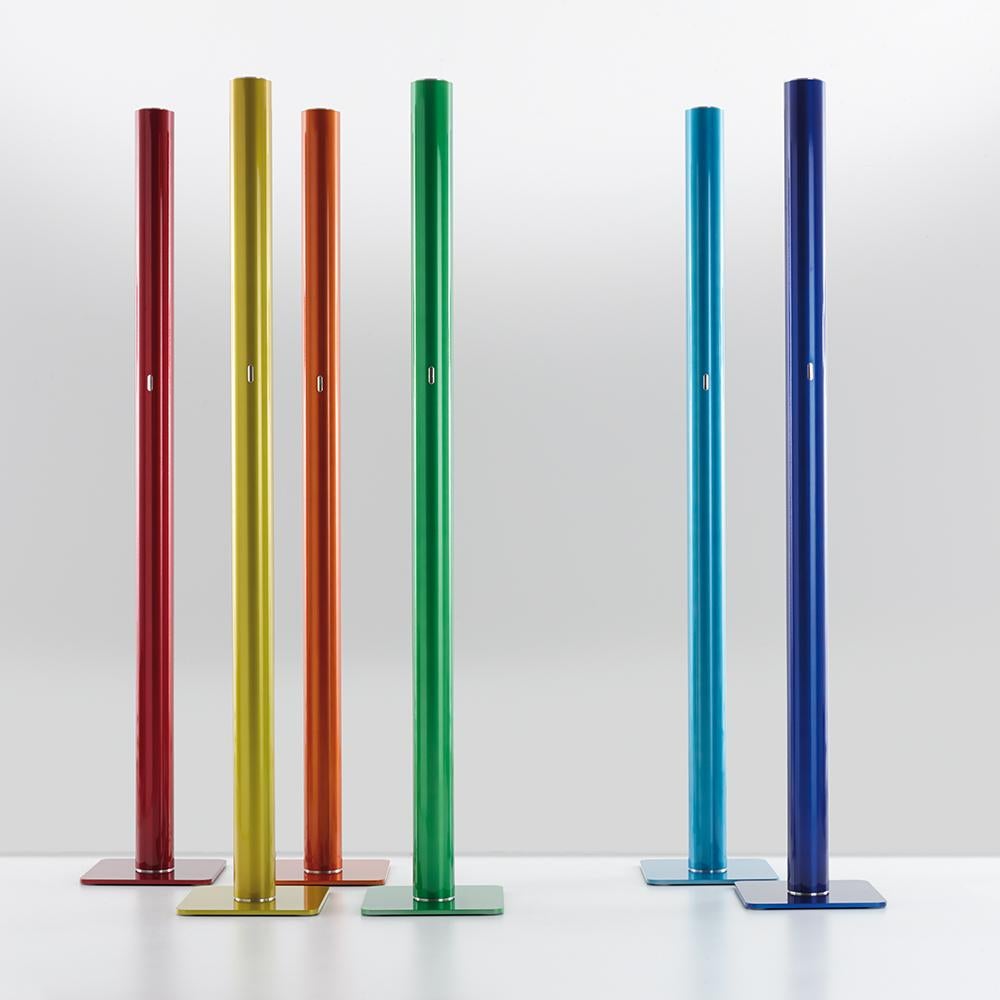 Modern Artemide Ilio Led Floor Lamp in Orange by Ernesto Gismondi For Sale