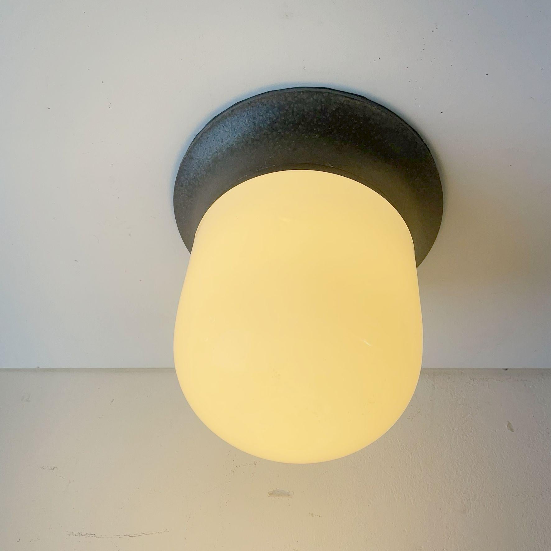 Metal Artemide Illo 1970ies ceiling light ( outdoor ) For Sale