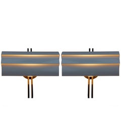 Artemide Italian Architectural Stria Wall Sconces or Lamps by Ernesto Gismondi