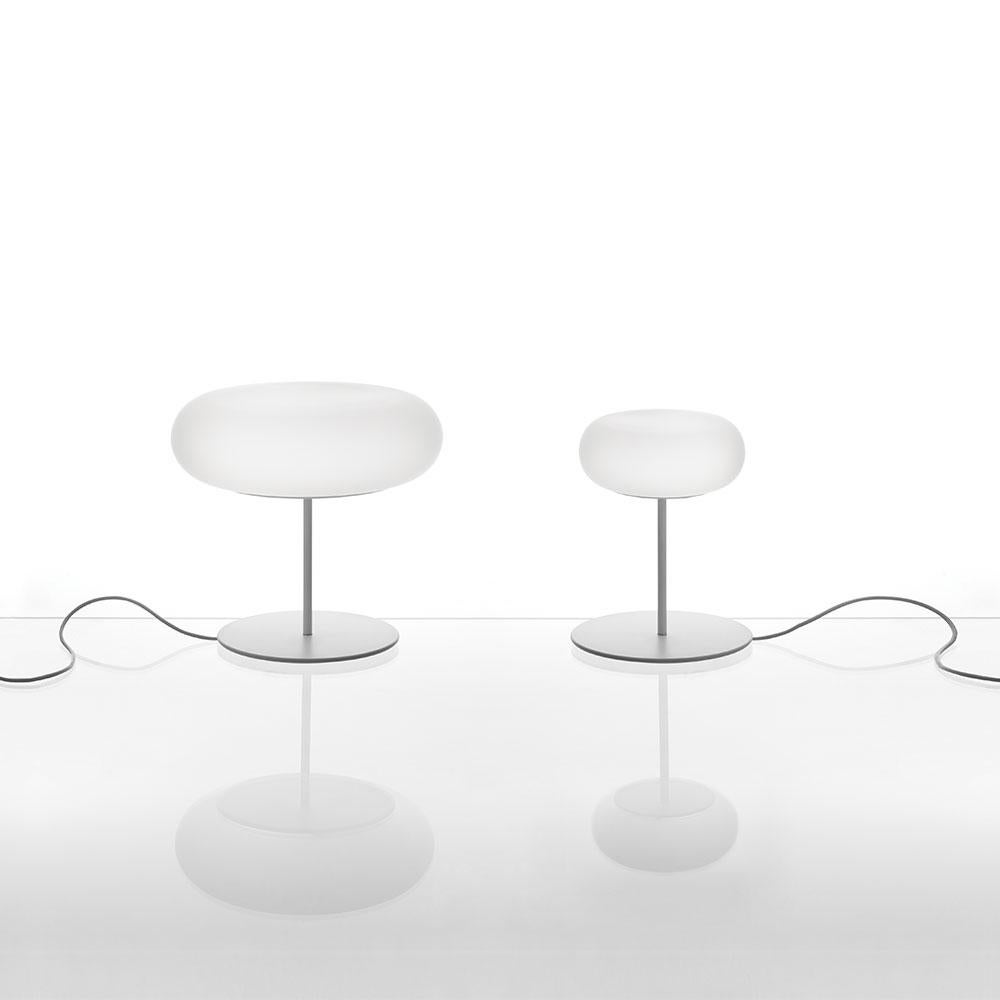 Italian Artemide Itka Table Light in White by Naoto Fukasawa For Sale