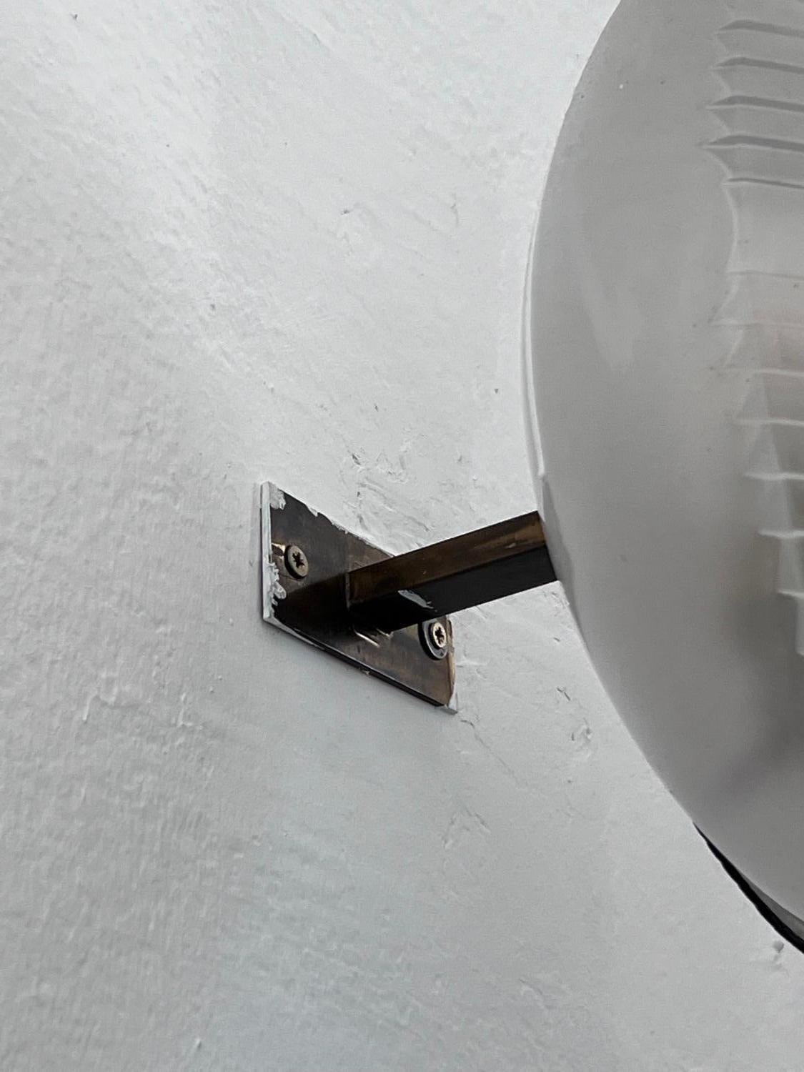 Brass Artemide Lambda Applique by Vico Magistretti, Italian Mid-Century Lamp