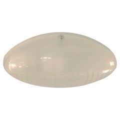 Artemide Lámpara de pared de vidrio moldeado, Italia Años 60