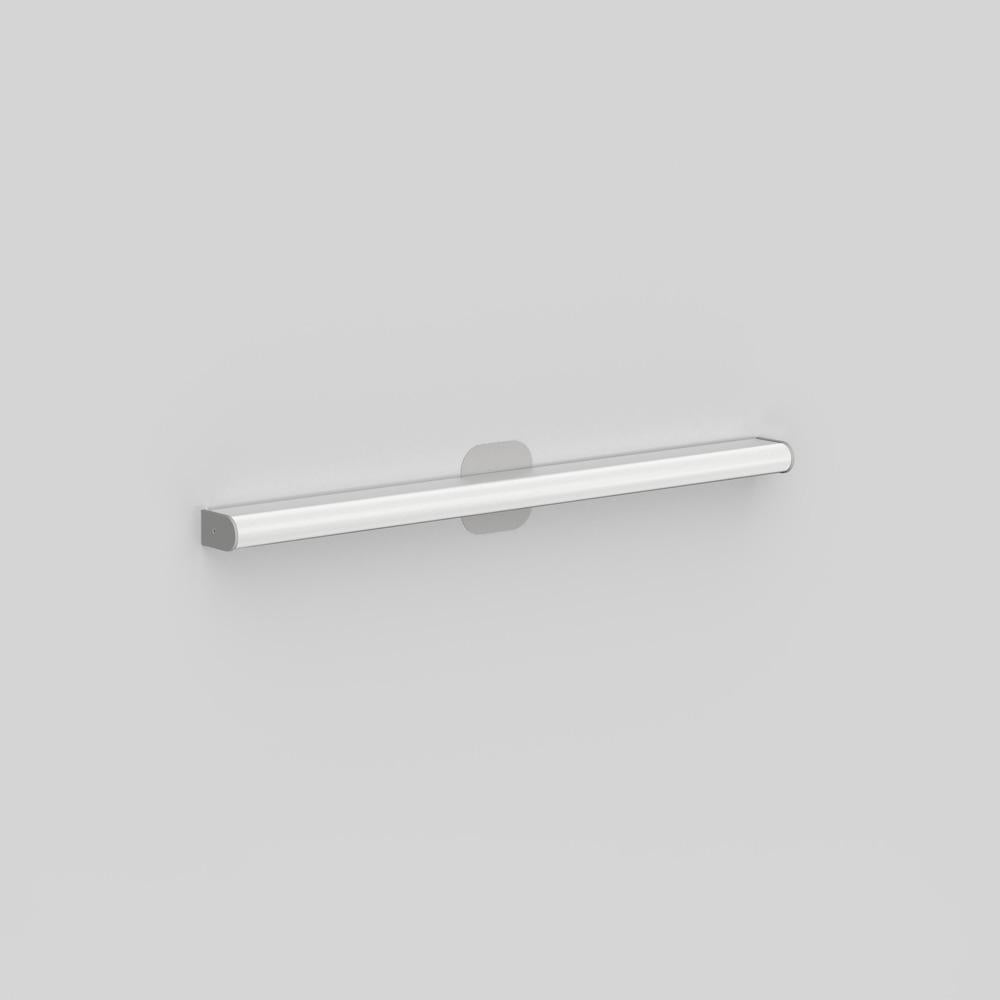 Wall or ceiling mounted Luminaire for indirect lighting with a square or rounded extruded aluminium, clear-coated finish. End caps powder-coated matte grey.
Diffuser in extruded acrylic diffuser with opaque white finish. 

Canopy cover-plate matched