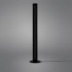 Artemide Megaron LED Floor Lamp in Black by Gianfranco Frattini