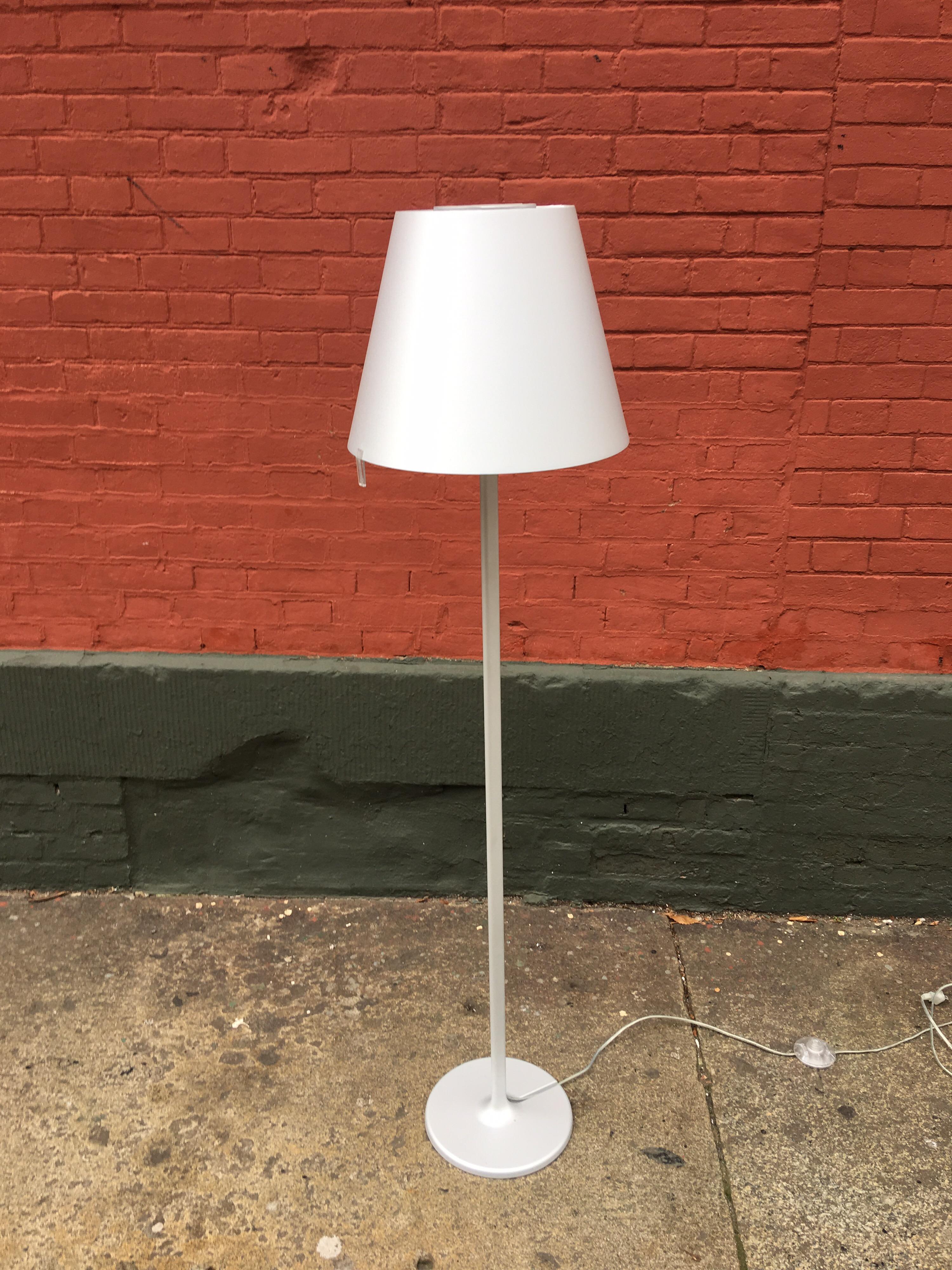 Aluminum Artemide Melampo by Adrien Gardere Adjustable Floor Lamp