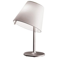 Artemide Melampo Mini E12 Table Lamp in Grey by Adrien Gardère
