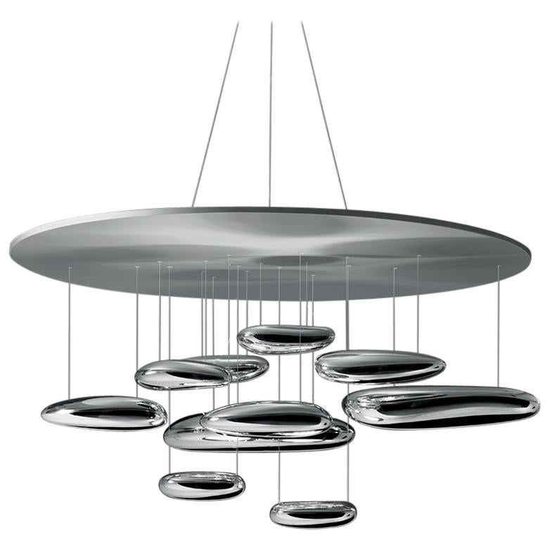 Artemide Mercury Dimmable LED Pendant Light with Extension, Ross Lovegrove