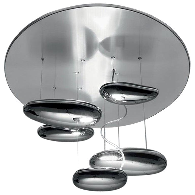 Artemide Mercury Mini Dimmable Led Ceiling Light by Ross Lovegrove For Sale