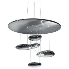 Artemide Mercury Mini Dimmbare LED-Pendelleuchte mit Ausziehbeleuchtung, Ross Lovegrove