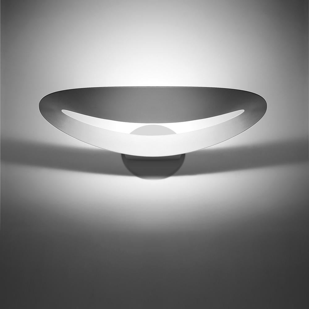 Artemide Mesmeri LED-Wandleuchte in Grau von Eric Solé (Moderne) im Angebot