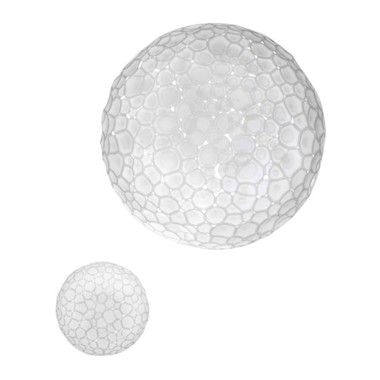 Artemide Meteorite 15 Halogen Wall & Ceiling Light in White by Pio & Tito Toso