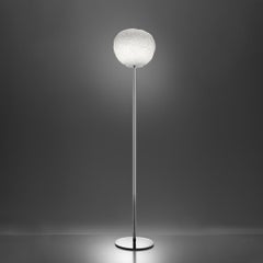Lampadaire Artemide Meteorite 35 à gradation E26 en chrome de Pio & Tito Toso