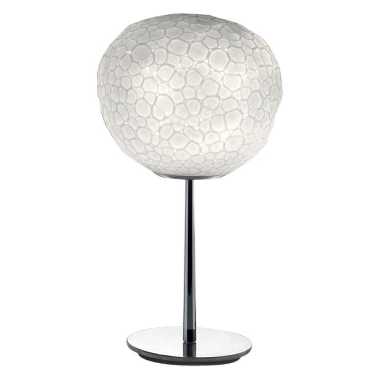 Artemide Meteorite 35 Dimmable E26 Table Lamp with Stem in Chrome, Pio and  Tito to For Sale at 1stDibs