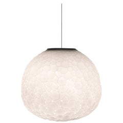 Lampe à suspension Artemide Meteorite 48 E26 blanche en blanc de Pio & Tito Toso