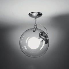 Artemide Miconos E26 Ceiling Light in Chrome by Ernesto Gismondi