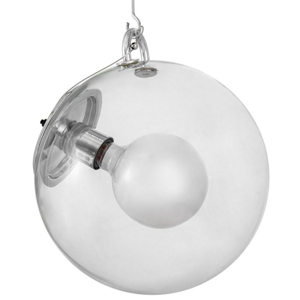 Paire de lampes suspendues Globe en verre Artemide 