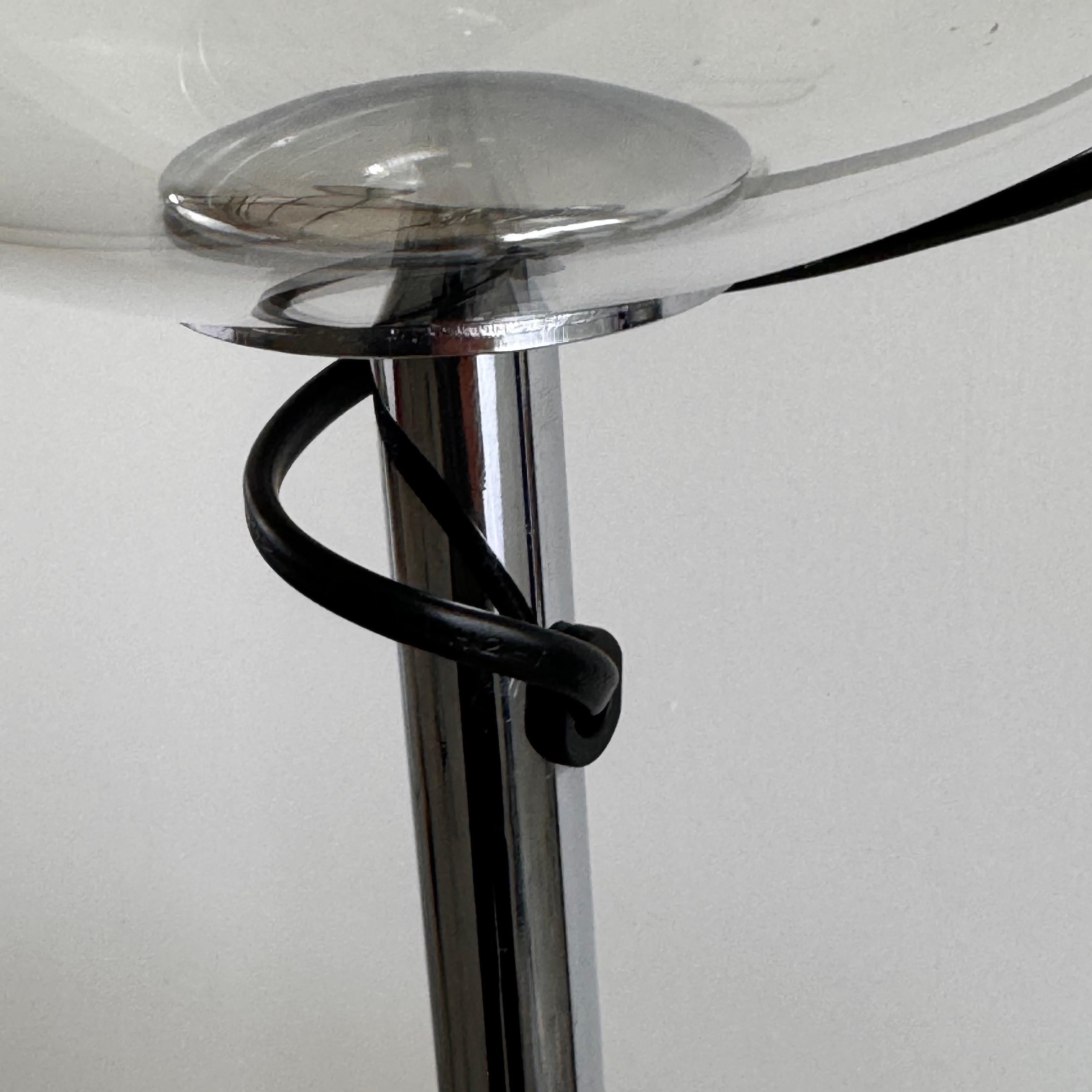 Artemide Miconos Table Lamp by Ernesto Gismondi, Chrome and Glass, 1998 5