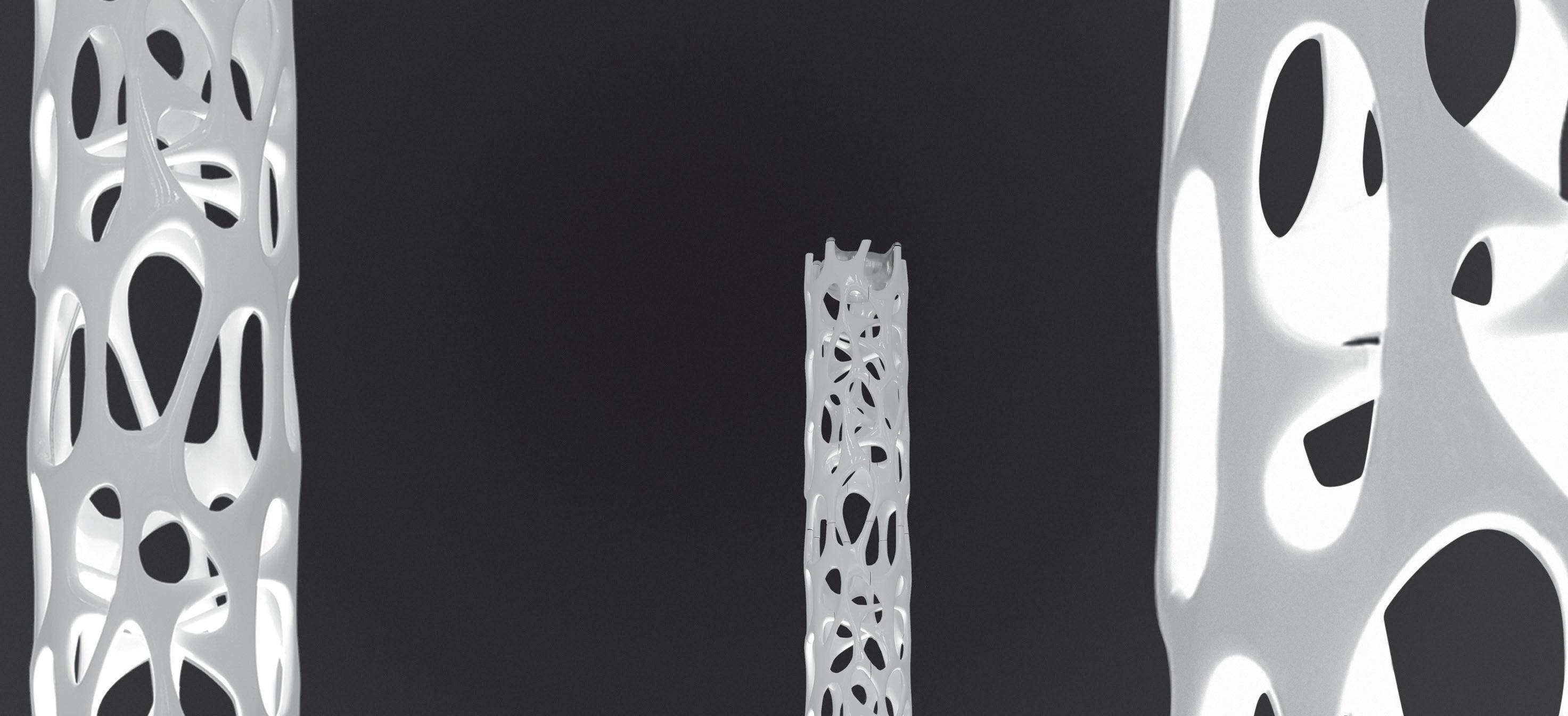 Acier Artemide New Nature LED 30K Lampadaire en blanc par Ross Lovegrove en vente