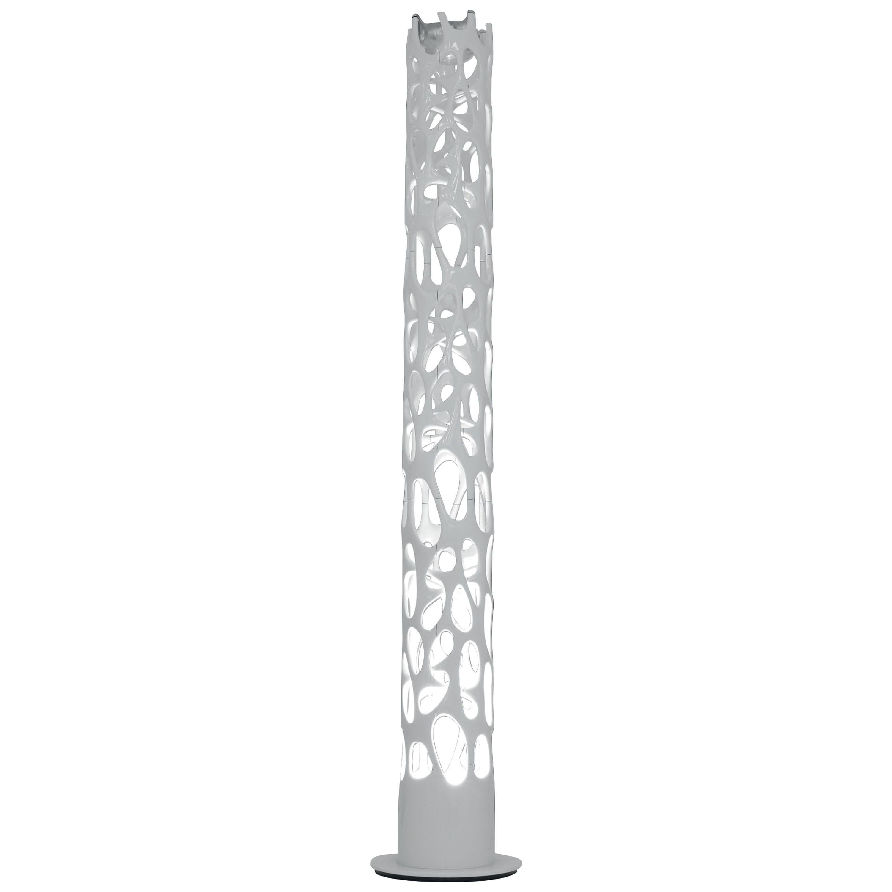 Artemide New Nature LED 30K Floor Lamp in White by Ross Lovegrove